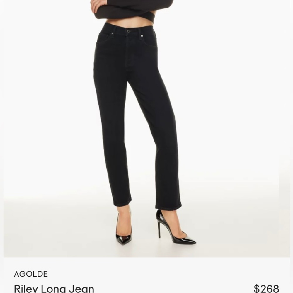 Agolde Riley Long Jean - Colour: Compilation - Size 22